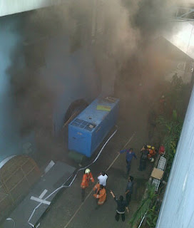 Foto Kebakaran Trans Tv dan Trans 7
