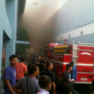 Foto Kebakaran Trans Tv dan Trans 7